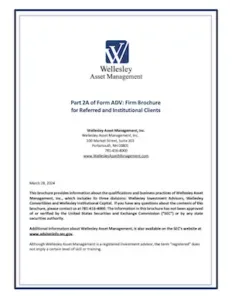Part 2A of Form ADV: Firm Brochure for Referred and Institutional Clients